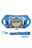 Nettech İpad Mini 6 (MK8C3TU/A) Uyumlu Sweet Cat Seri Arka Koruma - Turkuaz - 1