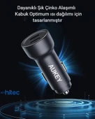 AUKEY 65W Type-C Çift Çıkışlı PD3.0 - Quick Charger3.0 Araç Şarj Aleti Başlığı 65W - 5