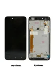 LENOVO Teknonet Lenovo Vibe K5 A6020 Uyumlu Lcd+Dokunmatik+Çıtalı - Siyah - 1