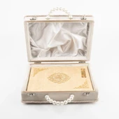 Çeyizlik Kutu Raşel Hediyelik Kuran (Orta Boy, Vizon) thumbnail 2