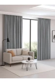 Düz Renk Fon Perde 2 Parça 145cm x 245cm - 1