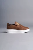 ET161 Hippo Bağcıksız Cilt Erkek Günlük Sneaker Ayakkabı BT - Taba - 4