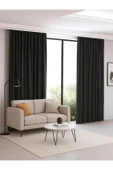 Düz Renk Fon Perde 2 Parça 145cm x 245cm - 5