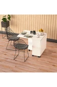 Asra Trend MDF Katlanır Mutfak Yemek Çalışma Masası, Beyaz, 155×75×70 cm, KM-12 thumbnail 2