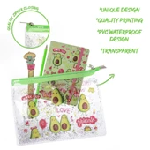 Vuki Fermuarlı Şeffaf Dosya Sulu A5 6/S VK-0072 - 1