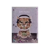 Vuki Küp Bloknot Simli Sulu 6,3x6,3 Cm Kedi-2 VK-0111-6 - 1