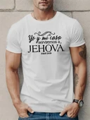 Erkek Jehova Baskılı Süprem T-shirt - 1