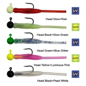 Kendo Hook Worm CY090 Jighead+Lrf Silikonu 1gr+4.5cm - 2