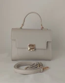 252IU412 Model Sarach Marka Bej Renk El ve Omuz Çantası - 1