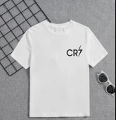 Erkek Çocuk Baskılı T-Shirt - Beyaz - 1