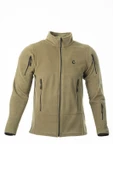 KARCAMP 361 MODEL LOGOLU HAKİ 5 CEPLİ POLAR MONT - 1