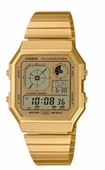 Casio A130WEG-9ADF Quartz Dijital Çelik Altın Rengi 34 mm Erkek Kol Saati - 1
