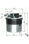 Bosch Ford Focus 2 2003-2007 Mazot Filtresi Marka - 1