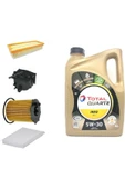 OEM Total Peugeot Partner 1.6 Dizel Yağ Bakım Seti + Total Quartz Ineo Ecs 5W-30 Partiküllü Motor Yağı 4 thumbnail 1