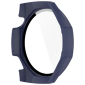Huawei Watch GT5 Pro 46mm Kasa Uyumlu Kılıf Sert PC Kasa ve Ekran Koruyucu Kılıf  Lacivert - 5