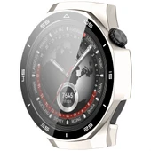 Huawei Watch GT5 Pro 46mm Kasa Uyumlu Kılıf Sert PC Kasa ve Ekran Koruyucu Kılıf  Starlight thumbnail 2