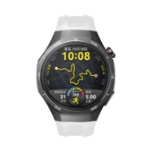 Huawei Watch Gt5 Pro 46mm İle Tam Uyumlu Kordon Metal Tokalı Yumuşak Silikon Kordon Kayış  Krem thumbnail 3