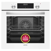 Simfer 9 Fonksiyon QS Dijital Beyaz 3'lü Ankastre Set (8209 Fırın + 3509 Ocak + 8704 Davlumbaz) - 2