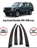 Jeep Grand Cherokee Cam Rüzgarlığı 1991-1999 Arası 4lü Takım - 1