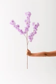Güleç Yapay Çiçek Yapay Bahar Dalı Çiçeği Mor 3 Dal 100 Cm thumbnail 1