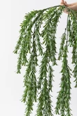 Güleç Yapay Çiçek Yapay Püsküllü Sarmaşık Uv Korumalı Koyu Yeşil 80 Cm 5 Dal thumbnail 4