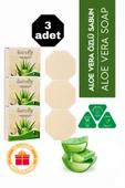 Aloe Vera Özlü Taş Sabun 3'lü Eko Paket Nemlendirici ve Gözenek Destekleyici Bakım - 3X125 gr - 1