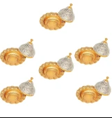 Sade Taşlı 6'lı Mini Kubbeli Lokumluk - 1