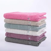 Homedius Banyo Çiçekli Pamuklu Ayak Havlusu 50x70cm Antrasit 2'li - 2