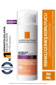 Anthelios Pigment Correct Orta Ton Renkli Kırışıklık ve Leke Karşıtı Yüz Güneş Kremi - 1