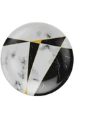 Kütahya porselen Marble 6 kişilik Servis Tabağı 27 Cm - 1