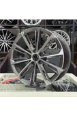 AGT 18 İNÇ 5X112 VW PASSAT JETTA CADDY GOLF UYUMLU VERONA TİTAN DİAMOND JANT MODELİ (4ADET) - 3
