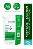 Vichy Dercos Anti-dandruff Kepek Karşıtı Şampuan, Normal & Yağlı Saçlar, Yeniden Dolum Paketi 500 Ml - 1