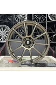 RC 17 İNÇ 5X100 POLO İBİZA EGEA UYUMLU MATT BRONZE SPARCO ASSETTO GARA JANT TAKIMI (4ADET) - 1