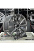 kormetal 17 İNÇ 5X100 VOLKSWAGEN POLO İBİZA RAPİD SCALA LONDON GUN METAL GRİ JANT MODELİ (4ADET) - 2