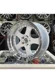Emr 18 Inç 5x114.3 Ssr Lip Polish White Beyaz Ön Arka Jant Modeli (4ADET) - 3