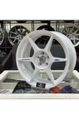 Sonic 17 İNÇ 5X100 POLO İBİZA SOFT WHİTE K1 RACING KOSEİ JANT MODELİ (4ADET) - 3