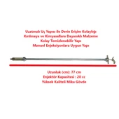 Ayset Uzatmalı Mika Enjektör 20 cc-Uzun Şırınga 77 cm thumbnail 2