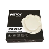 M-Pets Pawsy Seramik Kedi ve Köpek Mama Kabı Beyaz 100 Ml - 2