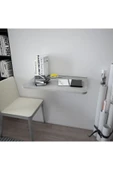 Dmm-11 Duvara Monte Masa Çalışma Yemek Masası Duvardan Açılan Montaj Monteli Masa thumbnail 3