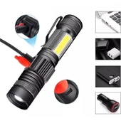 Geniş Açılı P50 Led Şarjlı El Feneri  Wt-601 - 2
