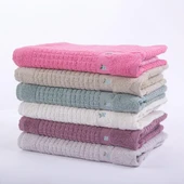 Homedius Banyo Çiçekli Pamuklu Ayak Havlusu 50x70cm Gri 2'li - 6