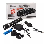 Zoomlu Şarjlı El Feneri En Uygun Fiyata  Wt-038 - 5