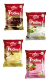 Afia 4 Paket Puding (kakao, Vanilya, Çilek, Muz) - 1