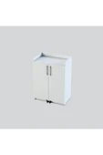 %100 MDFLAM Mutfak Kiler Dolabı Beyaz Mk-08 - 4