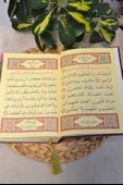 İri Yazılı Kur’an-ı Kerim Bordo – 17x24 cm  604 Sayfa  Pileksi Ayraç Hediyeli thumbnail 4