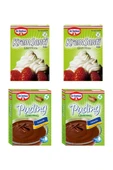 Dr. Oetker Glutensiz Krem Şanti-puding 2+2 Set - 1