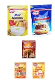 Dr. Oetker Kurabiye Malzeme Paketi-2 Mısır Nişastası  Pudra Şekeri Vanilya Kakao Kabartma Tozu - 1