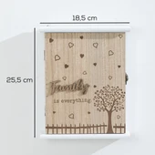 Porsima 2072 Duvara Montajlı Dekoratif Anahtarlık Dolabı - Duvar Askılı Anahtar Saklama Kabini 18,5X25,5cm - 3