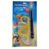 Snob Kartelada Çocuk Maske Şnorkel Seti 3+ (Sarı) - 1