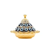 Nazar ve Swarovski Taşlı Mini 6'lı Lokumluk - 2